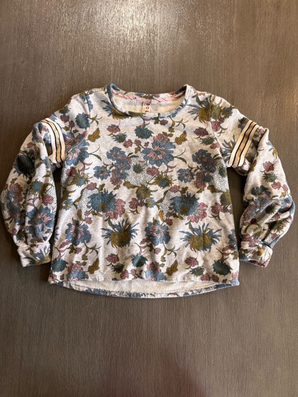 Anthropologie Dolan Sweatshirt Top Long Shirt Tagawa Floral M - Picture 2 of 10